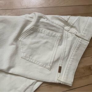 NWOT AYR Frenchie Cream Jeans - 27